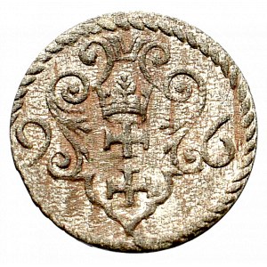 Sigismund III, Denarius 1596, Danzig