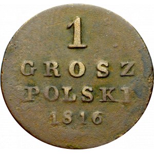 Królestwo Polskie, 1 grosz 1816
