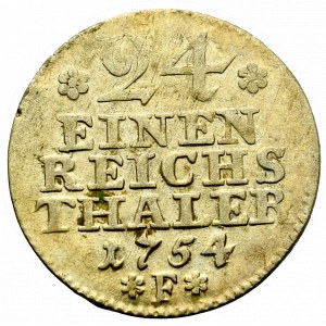 Germany, Preussen, 1/24 thaler 1754 F