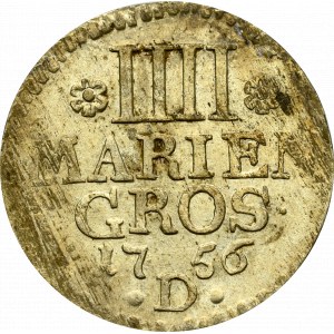 Germany, 3 mariengroschen 1756 D