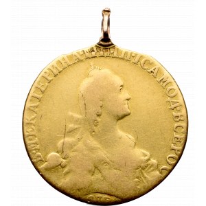 Rosja, Katarzyna II, 10 rubli 1769 - zawieszka