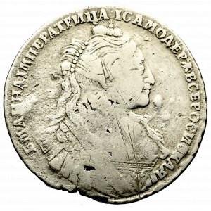 Rosja, Anna, Rubel 1734