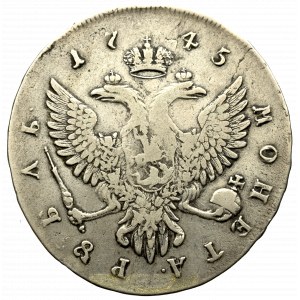 Russia, Elisabeth, Rouble 1745