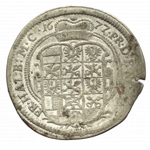 Germany, Brandenburg-Ansbach, Johann Friedrich, 1/6 thaler 1677