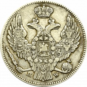 Poland under Russia, Nicholas I, 30 kopecks=2 zloty 1839