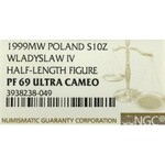 III RP, 10 złotych 1999 Władysław IV Waza - NGC PF69 Ultra Cameo