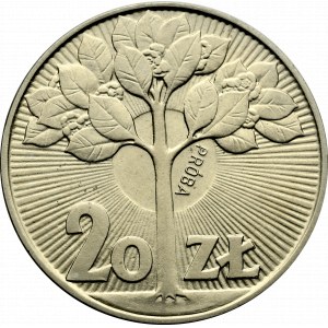 PRL, 20 złotych 1973 - Próba CuNi