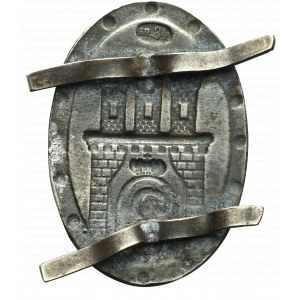 Polska, Odznaka na czapkę Straż Obywatelska Radom - srebro