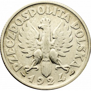 II Republic of Poland, 2 zloty 1924, Paris