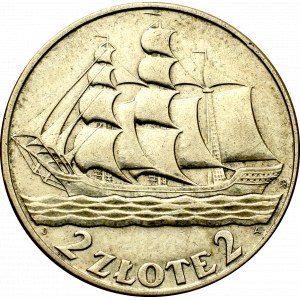 II Republic of Poland, 2 zloty 1936 Ship