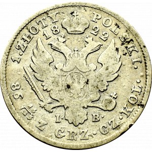 Kingdom of Poland, Alexander I, 1 zloty 1822