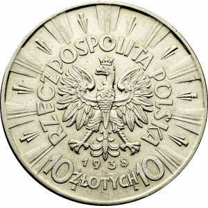 II Republic of Poland, 10 zloty 1938 Pilsudski