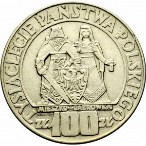 PRL, 100 złotych 1966 Mieszko i Dąbrówka