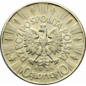 II Republic of Poland, 10 zloty 1934 Pilsudski