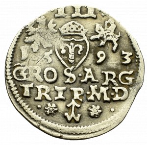 Sigismund III, 3 groschen 1593, Vilnius