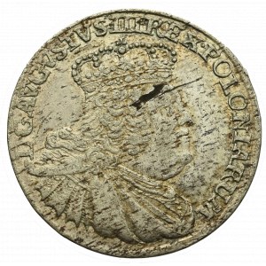 Germany, Saxony, Friedrich August II, 6 groschen 1755, Leipzig