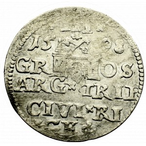 Sigismund III, 3 groschen 1598, Riga