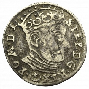 Stephan Bathory, 3 groschen 1582, Vilnius