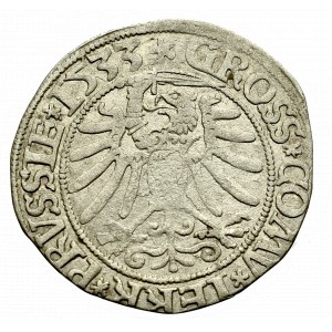 Zygmunt I Stary, Grosz dla ziem pruskich 1533, Toruń - PRVSS/PRVSSIE