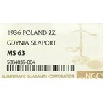 II Republic of Poland, 2 zloty 1936 Ship - NGC MS63