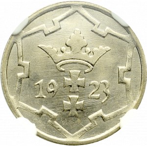 Wolne Miasto Gdańsk, 5 fenigów 1923 - NGC MS64