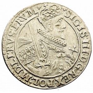 Zygmunt III Waza, Ort 1621, Bydgoszcz - rzadkość gwiazdki w legendzie rewersu