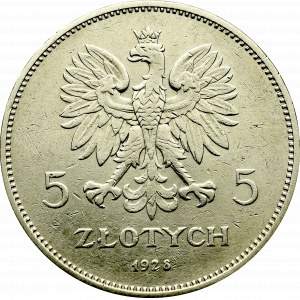 II Rzeczpospolita, 5 złotych 1928 BZM