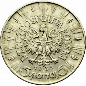 II Republic of Poland, 5 zloty 1935 Pilsudski