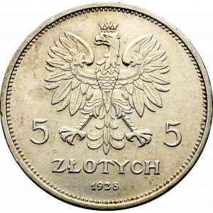 II Rzeczpospolita, 5 złotych 1928 ZZM Nike