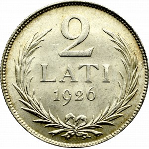 Łotwa, 2 łaty 1926