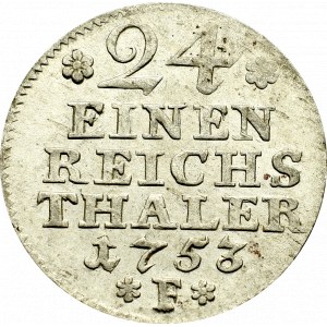 Germany, Preussen, 1/24 thaler 1753