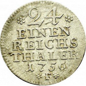Germany, Preussen, 1/24 thaler 1756 F