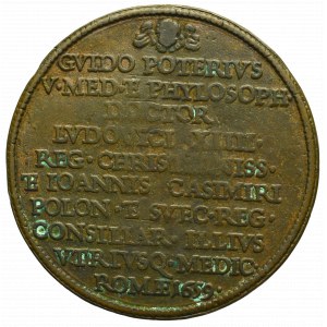 Poland/Italy/France, Medal Guido Poterius 1659