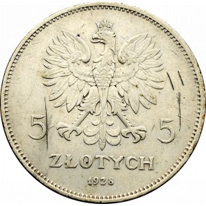 II Republic of Poland, 5 zloty 1928 Nike