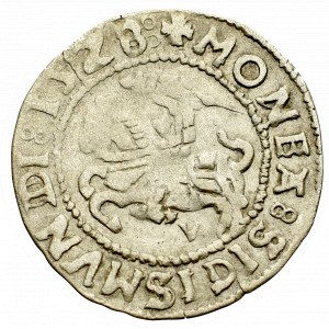 Zygmunt I Stary, Półgrosz 1528, Wilno - rzadkość V pod Pogonią