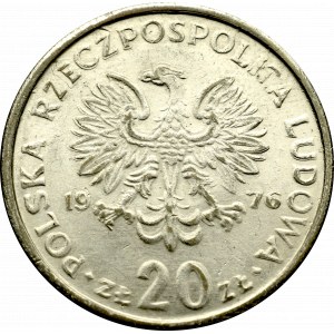 PRL, 20 złotych 1976 Nowotko - fałszerstwo z epoki