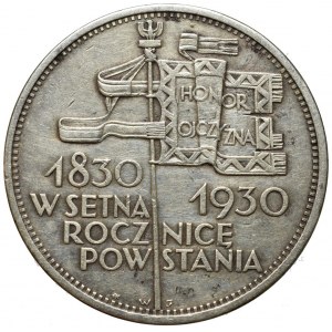 II Republic of Poland, 5 zloty 1930 November Uprising