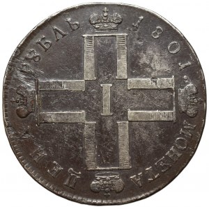 Russia, Paul I, Rouble 1801