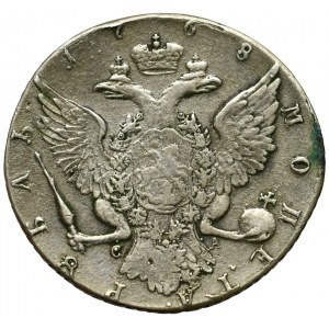 Russia, Catherine II, rouble 1768 CA
