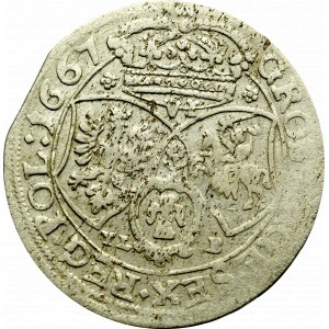 John II Casimir, 6 groschen 1667, Bromberg