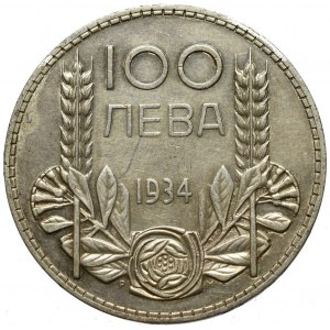Bułgaria, 100 lewa 1934