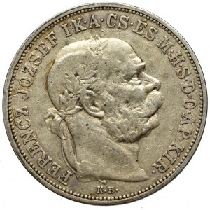 Hungary, 5 corona 1907