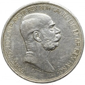 Austria, Franciszek Józef, 5 koron 1908