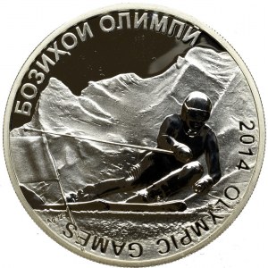Tadżykistan, 50 somoni 2014 - uncja srebra .925