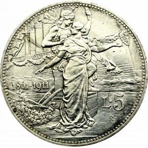 Włochy, 5 lirów 1911