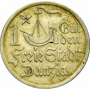 Free city of Danzig, 1 gulden 1923