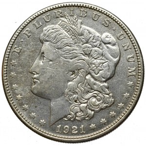 USA, 1 dolar 1921 S Morgan dollar