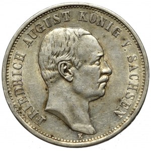 Germany, Saxony, 3 mark 1911 E