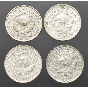 CCCP, 10 kopecks 1927-1940 (4pcs)