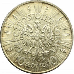 II Republic of Poland, 10 zloty 1938 Pilsudski